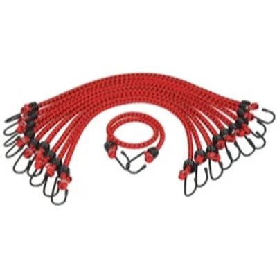 K Tool International 3/8" x 24" Bungee Cord 10-Pack (73831)