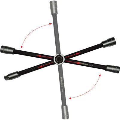 Ken-Tool Stow & Go 4-Way HD Lug Wrench (35636)