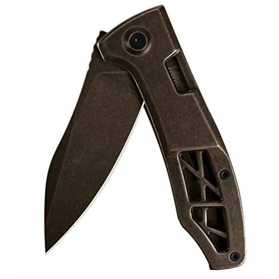 Kershaw Brown Boilermaker Flipper Knife (3475)