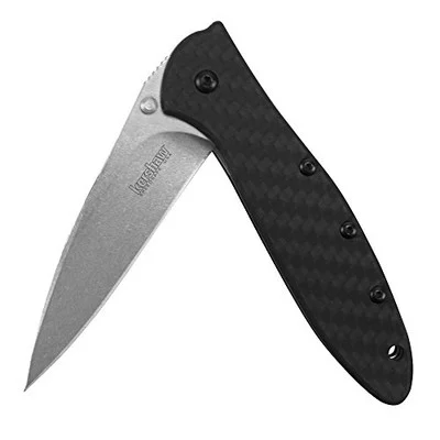 Kershaw Carbon Fiber Handle Leek Pocket Knife (1660CF)
