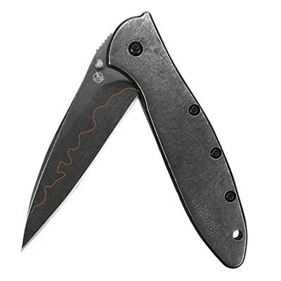Kershaw Composite Leek Pocket Knife w/BlackWash Finish (1660CBBW)