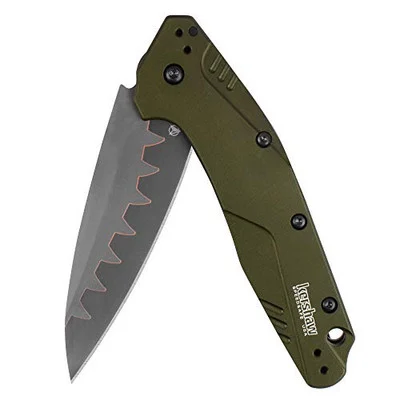 Kershaw Olive Composite Blade Dividend Pocket Knife (1812OLCB)