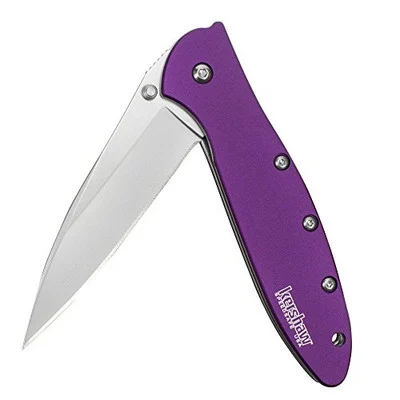 Kershaw Purple Leek Folding Pocket Knife (1660PUR)