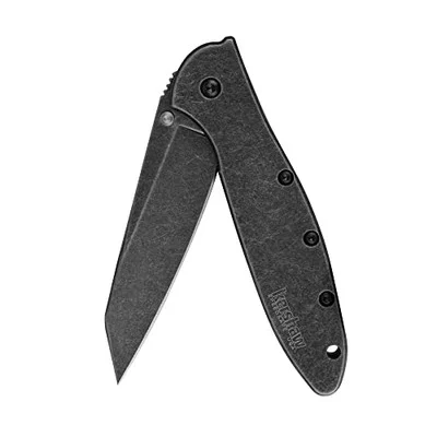 Kershaw Random Leek Pocket Knife w/BlackWash Finish (1660RBW)