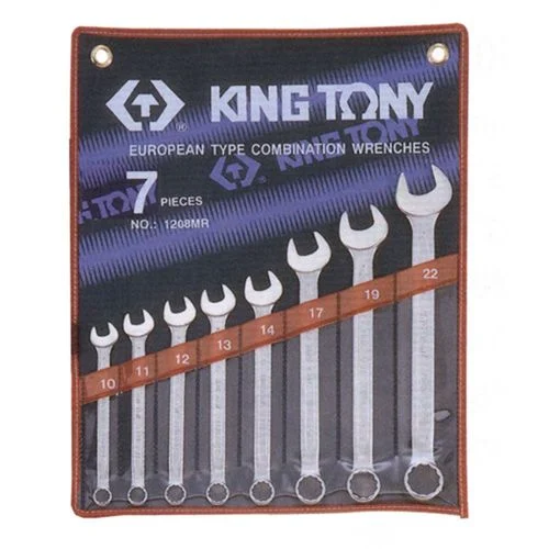 King Tony 1207MR 7 Piece Metric Combination Wrench Set 10-19