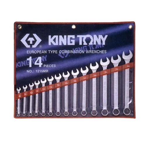 King Tony 1215MR 14 Piece Metric Combination Wrench Set 8-24