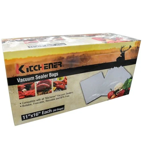 Kitchener™ Vacuum Sealer Bags 11" x 16" (50/Set)
