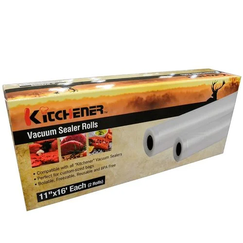 Kitchener™ Vacuum Sealer Rolls 11" x 16' (2/Set)