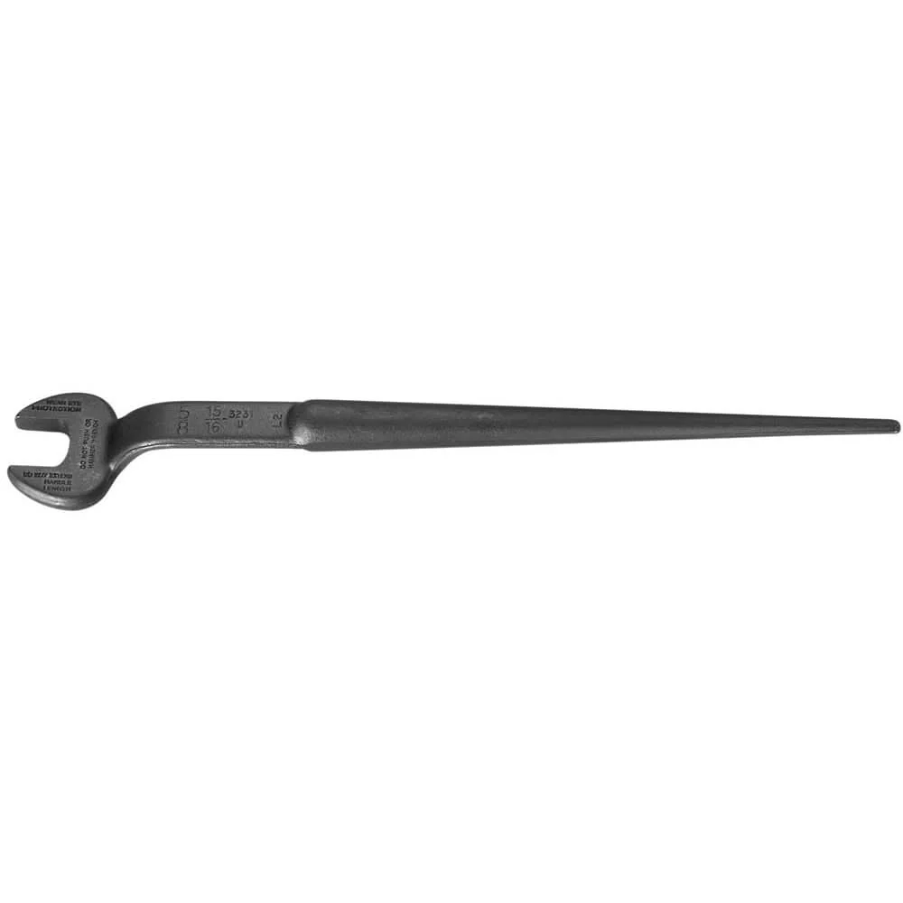 Klein 3220 Erection Wrench 1/2" Bolt for U.S. Regular Nut (13/16" Nominal Opening)