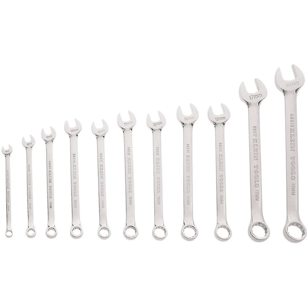 Klein 68502 11-Piece Metric Combination Wrench Set