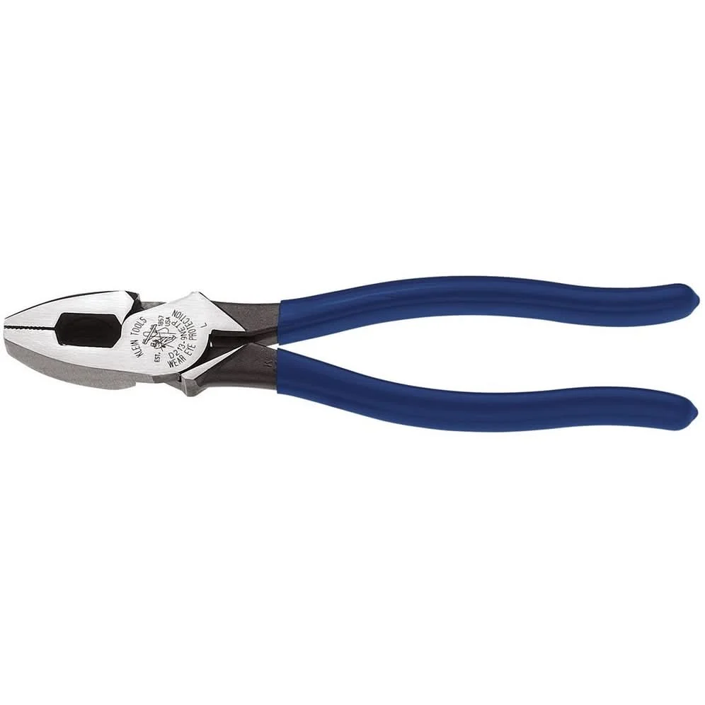 Klein D213-9NETP 9" High-Leverage Side-Cutting Pliers - Fish Tape Pulling