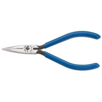 Klein D321-41/2C 4" Midget Long-Nose Pliers - Slim Nose with Spring