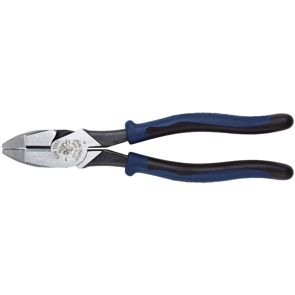 Klein J213-9NE 9" Journeyman High-Leverage Side-Cutting Pliers