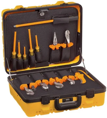 Klein Tools 33525 1000V Insulated Utility Tool Kit in Hard Case, 13-Piece