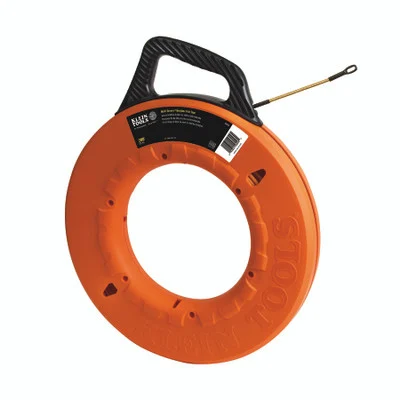Klein Tools 56056 Multi-Groove Fiberglass Fish Tape 200-Foot
