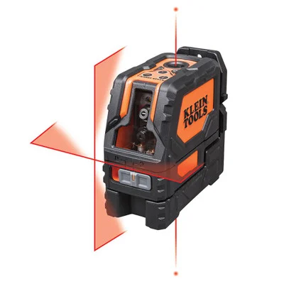 Klein Tools 93LCLS Laser Level, Self-Leveling Red Cross-Line Level & Plumb Spot