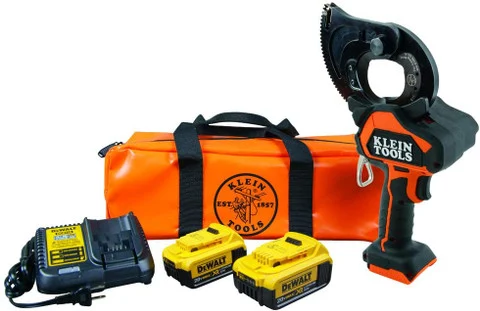 Klein Tools BAT20GD14H Battery-Operated EHS Closed-Jaw Cutter, 4 Ah