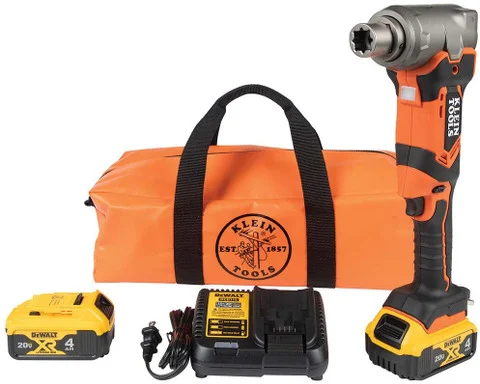 Klein Tools BAT20LW1 90-Degree Impact Wrench Kit
