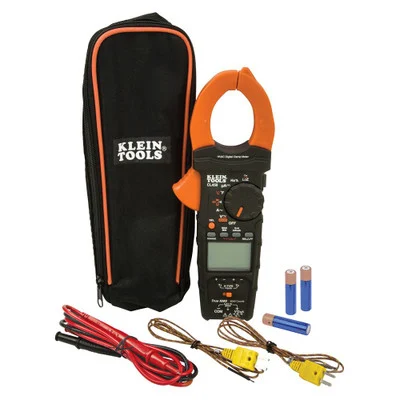 Klein Tools CL450 Electrical Tester, HVAC Clamp Meter W/Differential Temperature
