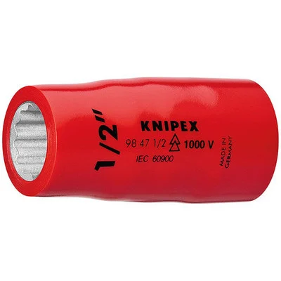 Knipex 3/8" Hex Socket with Internal Square 1000V Insulated (98371/2'')