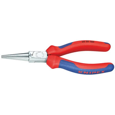 Knipex 3035160 6 1/4" Long Nose Pliers with Multi-Component Grips (3035160)