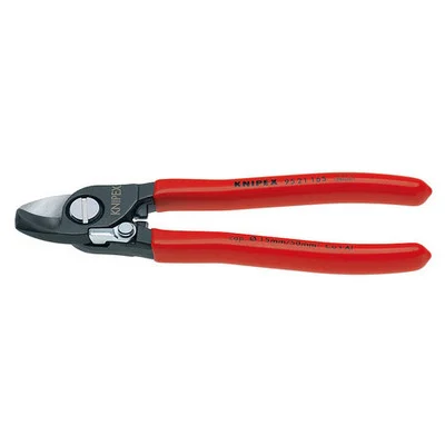 Knipex 6 1/4" Cable Shears with Opening Spring (9521165)