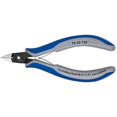 Knipex 7942125 Precision Electronics Diagonal Cutter with Multi-Component Grips (7942125)