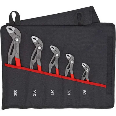 Knipex Cobra Pliers Set with Tool Roll, 5-Piece (001955S5)