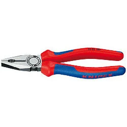 Knipex Combination Pliers 7 1/4", Multi-Component Grips (0302180)