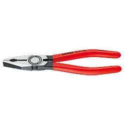 Knipex Combination Pliers, Black Atramentized, Plastic Coated 6-1/4" (0301160)