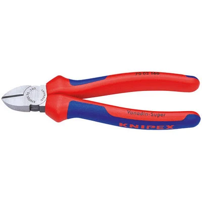 Knipex Diagonal Cutter 6-1/4" with Multi-Component Grips (7002160)