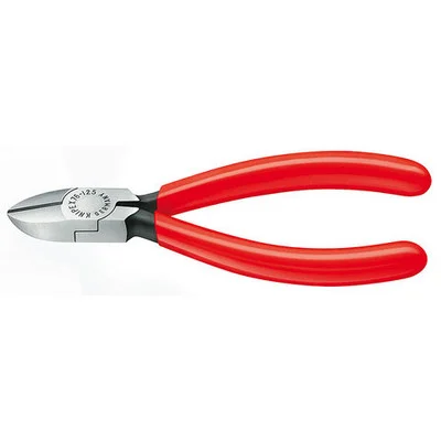 Knipex Diagonal Cutter for Electromechanics, Plastic Coated 5" (7601125)