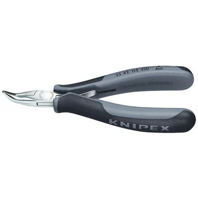 Knipex Electronics Pliers ESD with Multi-Component Grips 4 1/2" (3542115ESD)
