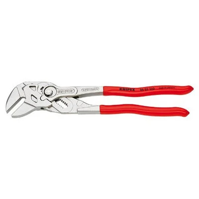 Knipex Pliers Wrench, 10 In, Nickel Plated, Pliers & Wrench in One (8603250SBA)