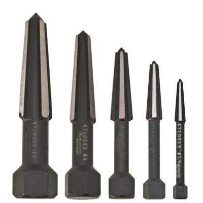 KNIPEX Screw Extractor Double-Edged Set, 5 Parts (9R4719043)