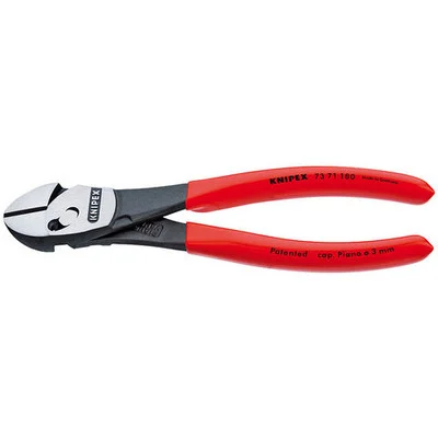 Knipex TwinForce Diagonal Super Cutter Comfort Grip 7-1/4" (7372180BK)