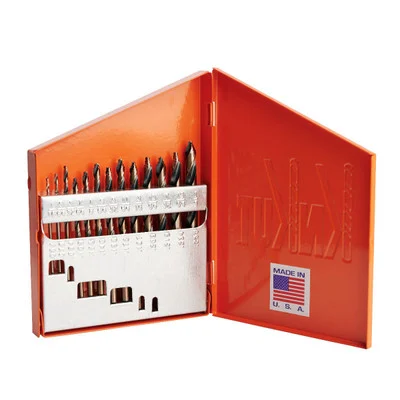KnKut 13 Piece Mechanics Step Point Drill Bit Set 1/16"- 1/4" (13KK10)
