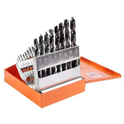 KnKut 21-Piece Jobber Length Drill Bit Set 1/16"-3/8" by 64ths (21KK5)