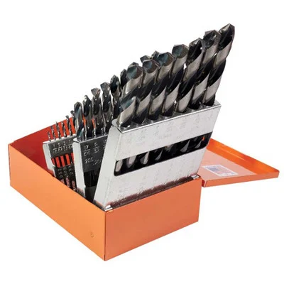 KnKut 29-Piece Jobber Length Drill Bit Set 1/16"-1/2" by 64ths (29KK5)