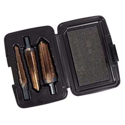 KnKut 3-Piece Hole Expansion Step Reamer Set (3KK4SR)