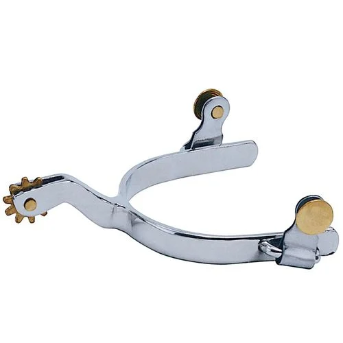 Ladies Roping Spurs with Plain 5/8" Band