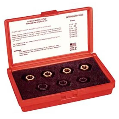 Lang Tools 7-Piece Wheel Stud Thread Restorer Kit (2583)