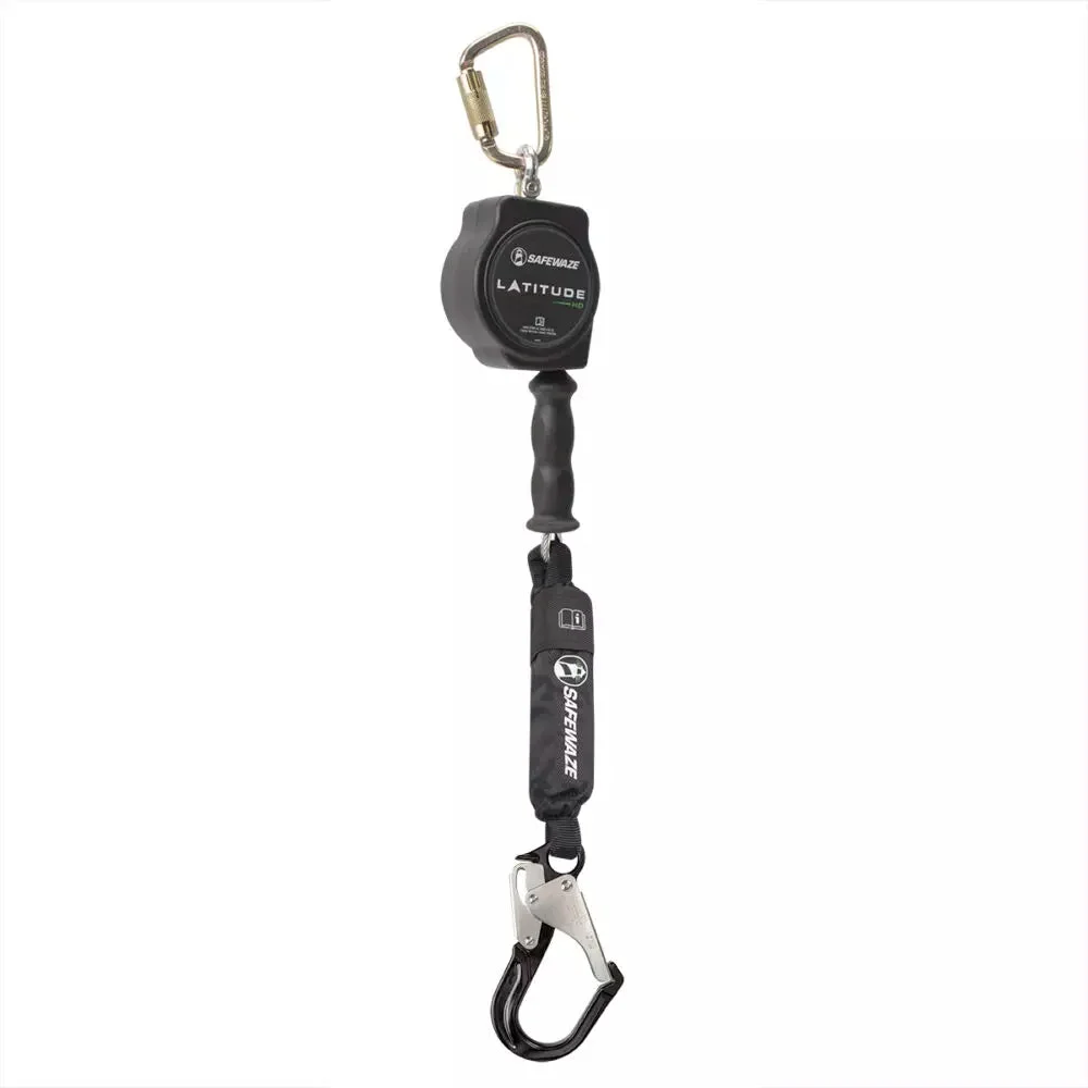 Latitude HD 10' Single Cable SRL-P: Carabiner, Hook