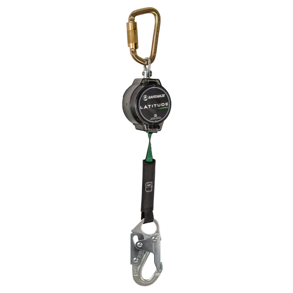 Latitude Pro 7' Single Web SRL-P: Carabiner, Hook