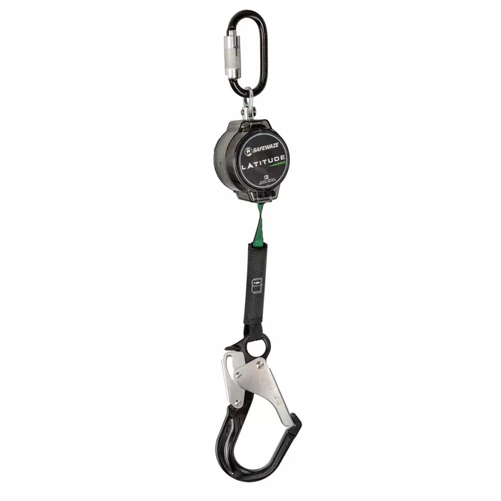 Latitude Pro 7' Single Web SRL-P: Triple Lock Carabiner, Hook