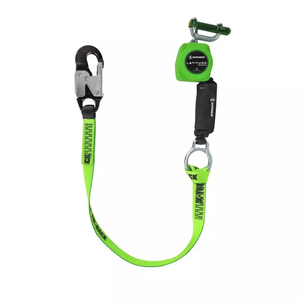 Latitude Tie-Back 6′ Single Web SRL-P: 9013, 37″ SL Tie-Back, Alu Snap Hook