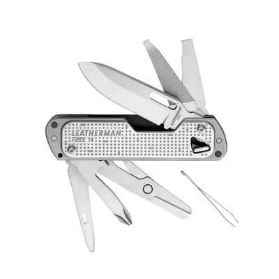 Leatherman 832684 FREE T4 Pocket Knife Multi-Tool (Stainless)