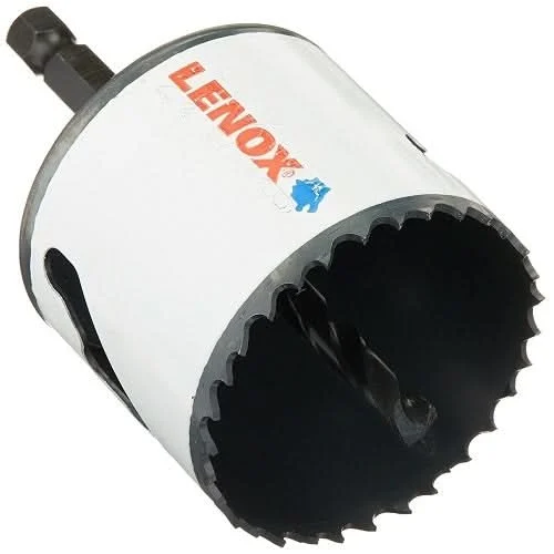 Lenox 1772952 Tools Bi-Metal Speed Slot Arbored Hole Saw with T3, 2-1/4-Inch