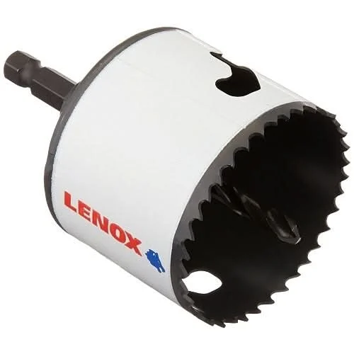 Lenox 1772954 Tools Bi-Metal Speed Slot Arbored Hole Saw with T3, 2-1/2-Inch