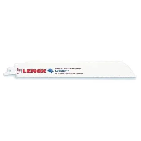 Lenox 20181B9118R LAZER B9118R Bi-Metal Reciprocating Saw Blades, 9-inch, 18 TPI, 25-Pack